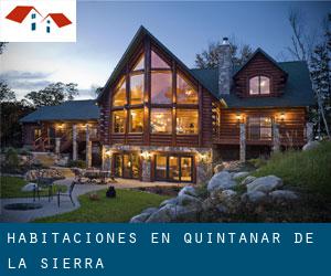 Habitaciones en Quintanar de la Sierra
